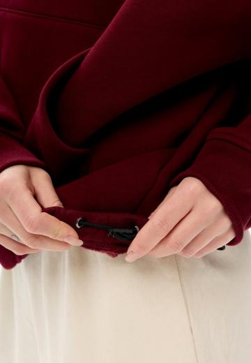 Пуловер с капюшоном