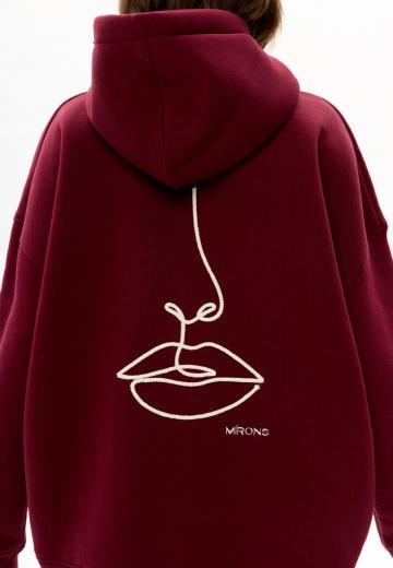 Пуловер с капюшоном