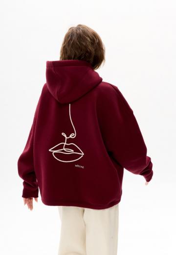 Пуловер с капюшоном