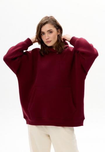 Пуловер с капюшоном