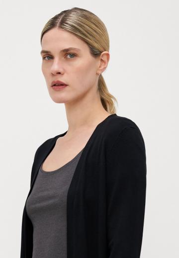 Длинный жилет