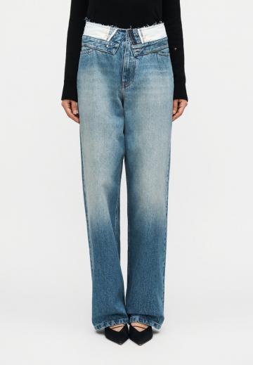 Прямые джинсы
