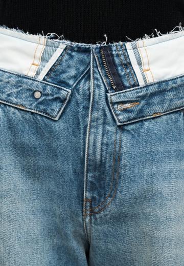 Прямые джинсы