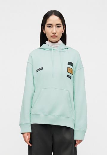 Пуловер с капюшоном