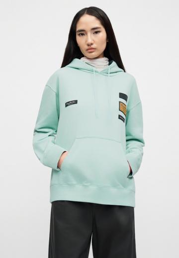 Пуловер с капюшоном