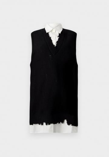 Вязаное платье