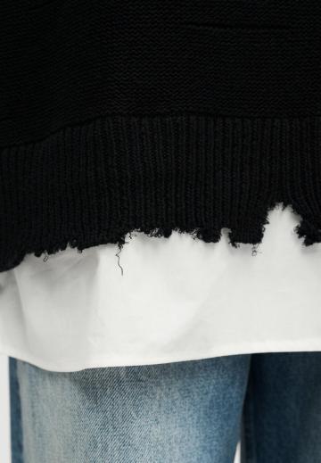 Вязаное платье