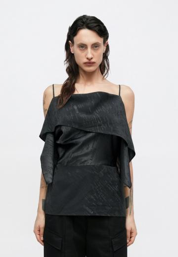 Атласная блузка