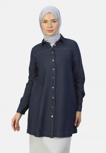 Джинсовая блузка