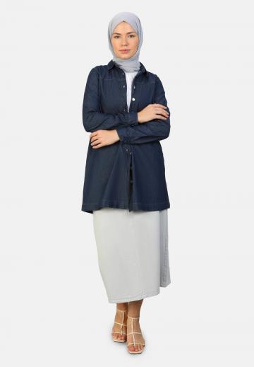 Джинсовая блузка