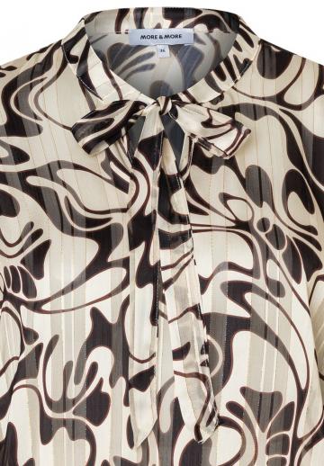 Атласная блузка