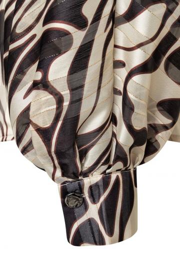 Атласная блузка