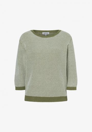 Пуловер с рукавом три четверти