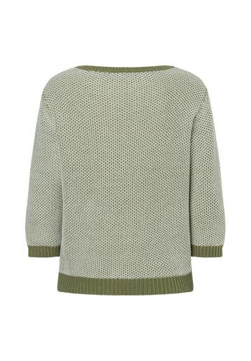 Пуловер с рукавом три четверти