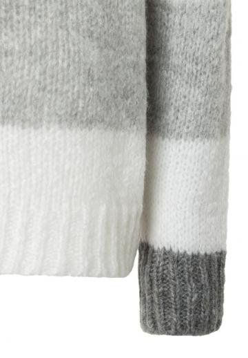 Пуловер в полоску