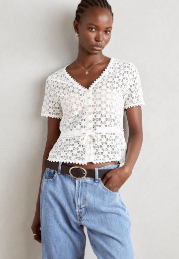Кружевная блузка