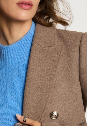 Шерстяное пальто