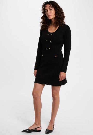 Вязаное платье