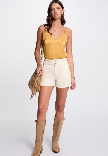 Топ на бретельках