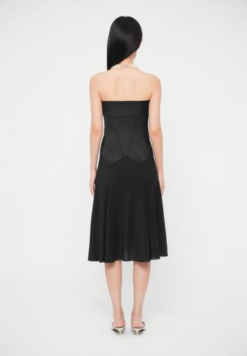 Платье без бретелек