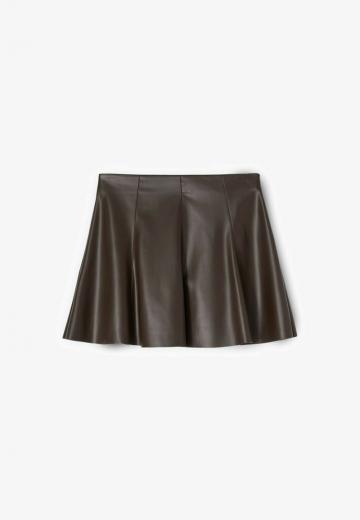 Кожаная юбка