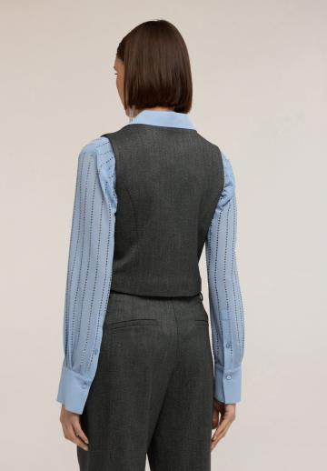 Джинсовая жилетка