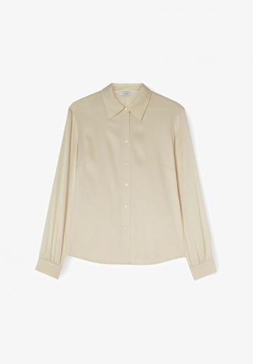 Атласная блузка