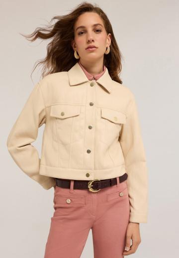 Куртка с накладнымит карманами