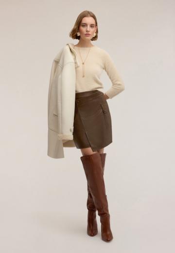 Пуловер с рукавом три четверти