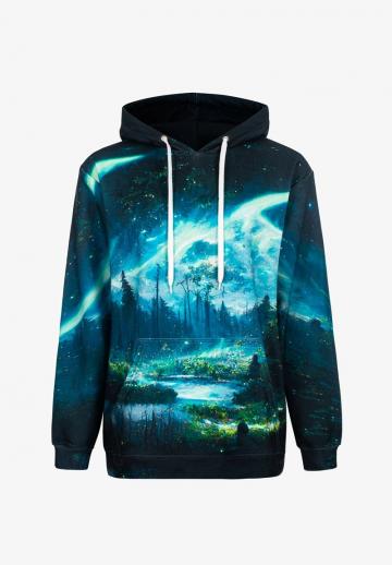 Пуловер с капюшоном