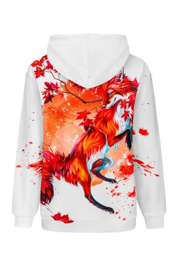 Пуловер с капюшоном