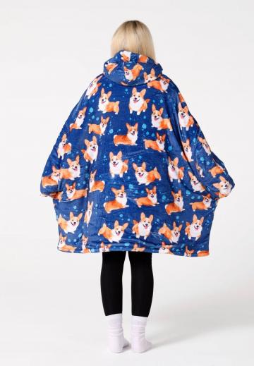 Пуловер с капюшоном