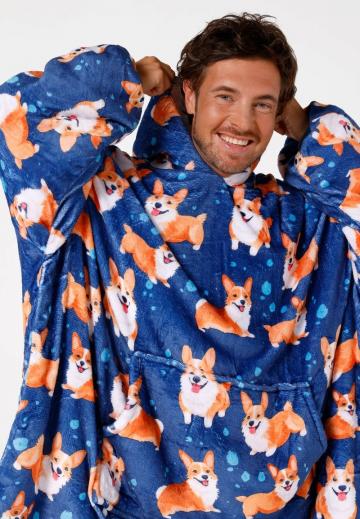 Пуловер с капюшоном