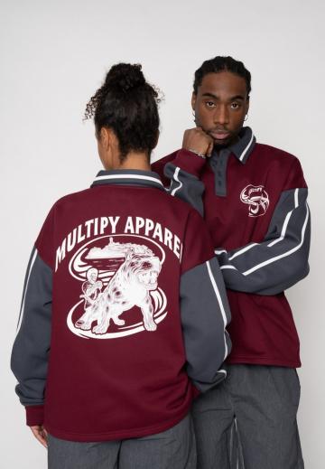 Поло с длинным рукавом