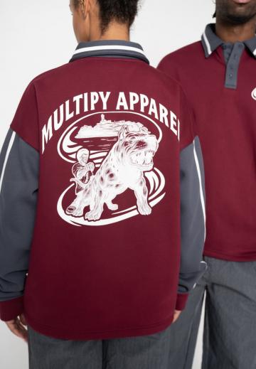 Поло с длинным рукавом