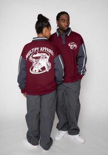 Поло с длинным рукавом