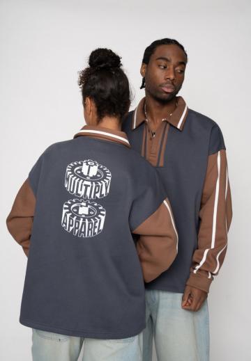 Поло с длинным рукавом