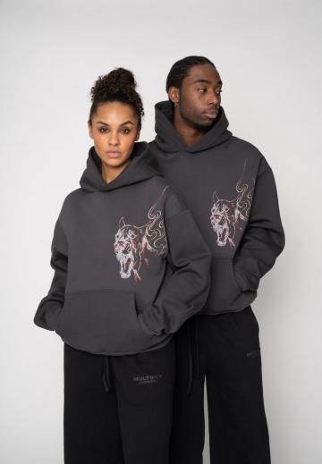 Пуловер с капюшоном