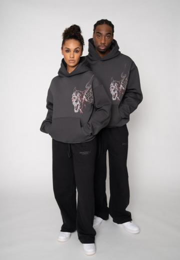 Пуловер с капюшоном