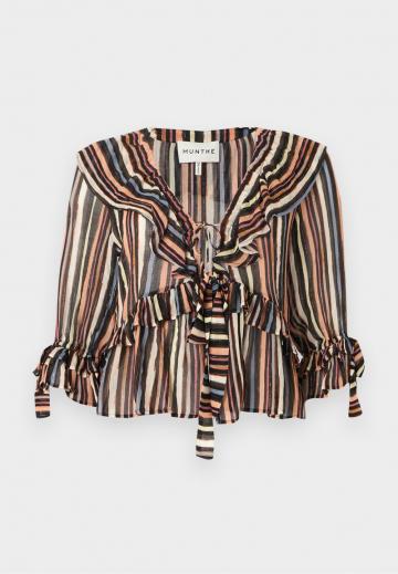 Атласная блузка