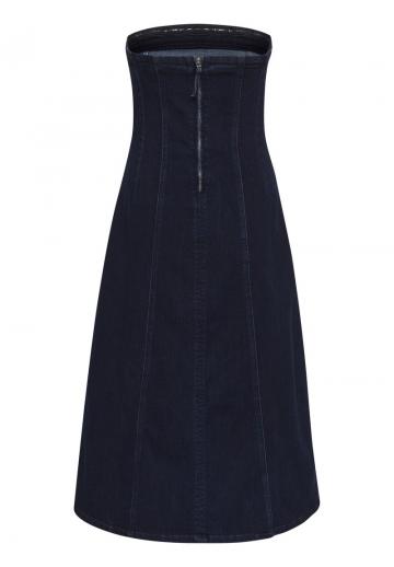 Платье без бретелек