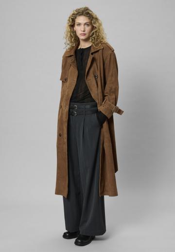 Кожаное пальто