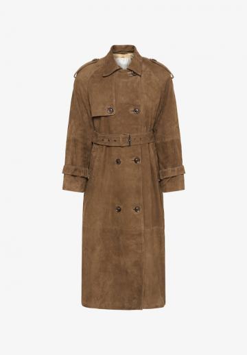 Кожаное пальто