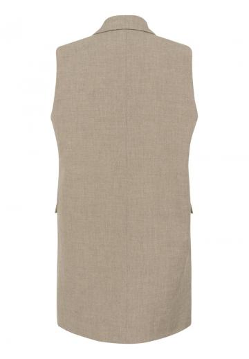 Длинный жилет