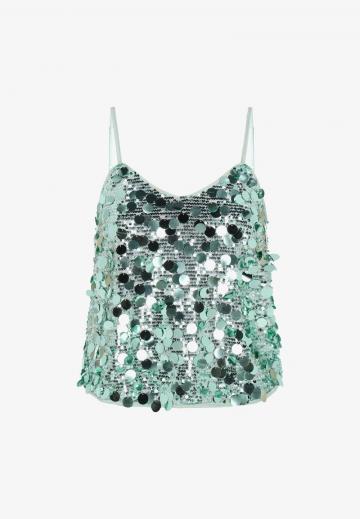 Топ на бретельках