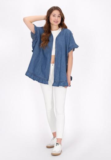 Джинсовая жилетка