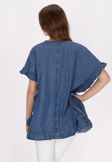 Джинсовая жилетка