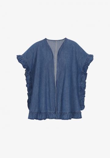 Джинсовая жилетка