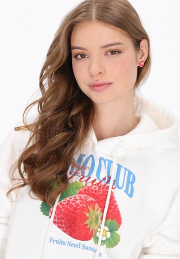 Пуловер с капюшоном