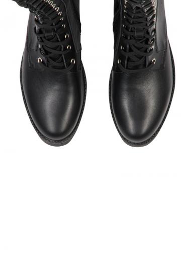 Сапоги на шнуровке